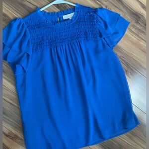 Loft women’s Blue Women's Top size XS NWT
